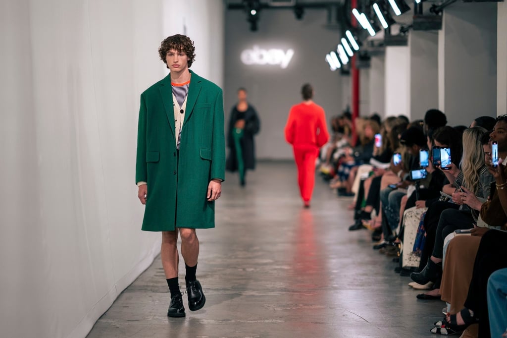 A model walks the runway at the eBay Endless Runway show during New York Fashion Week on September 10, 2025. Photo: AP A model walks the runway at the eBay Endless Runway show during New York Fashion Week on September 10, 2025. Photo: AP
