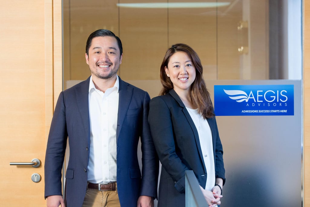 Aegis Advisors co-founders Dan Chen and Cindy Hah. Photo: Handout Aegis Advisors co-founders Dan Chen and Cindy Hah. Photo: Handout