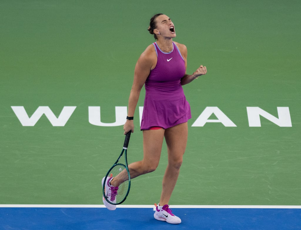 World No 1 Aryna Sabalenka beat Zheng Qinwen in last year’s final of the Wuhan Open. Photo: Xinhua
