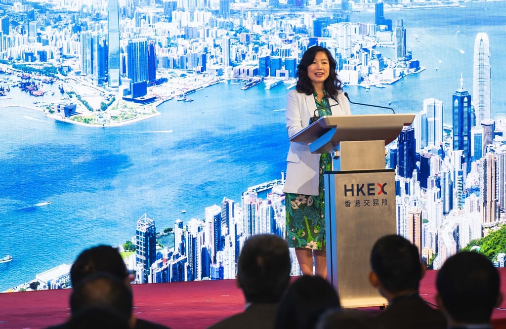 Salina Yan Mei-mei, Permanent Secretary for Financial Services and the Treasury, said Hong Kong was keen on attracting companies from different business sectors to the stock exchange. Photo: ISD
