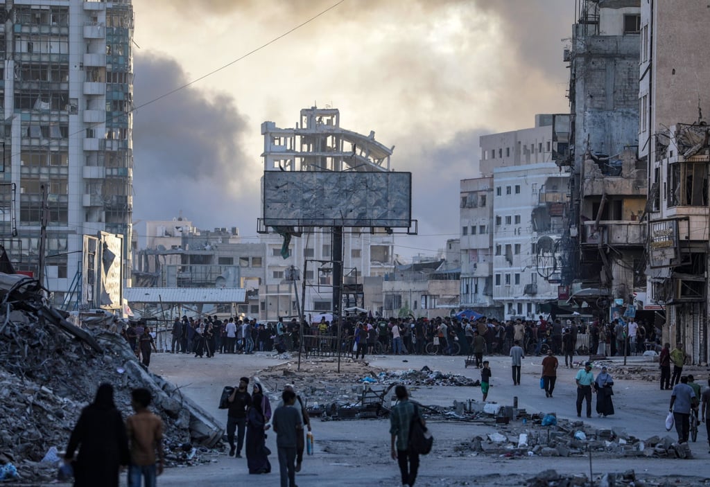 Al-Saraya Square in Gaza City. Photo: EPA