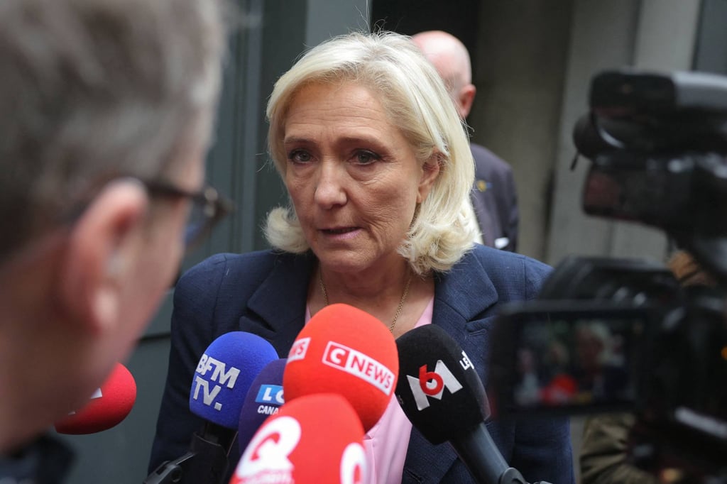 French far-right keader Marine Le Pen. Photo: AFP French far-right keader Marine Le Pen. Photo: AFP