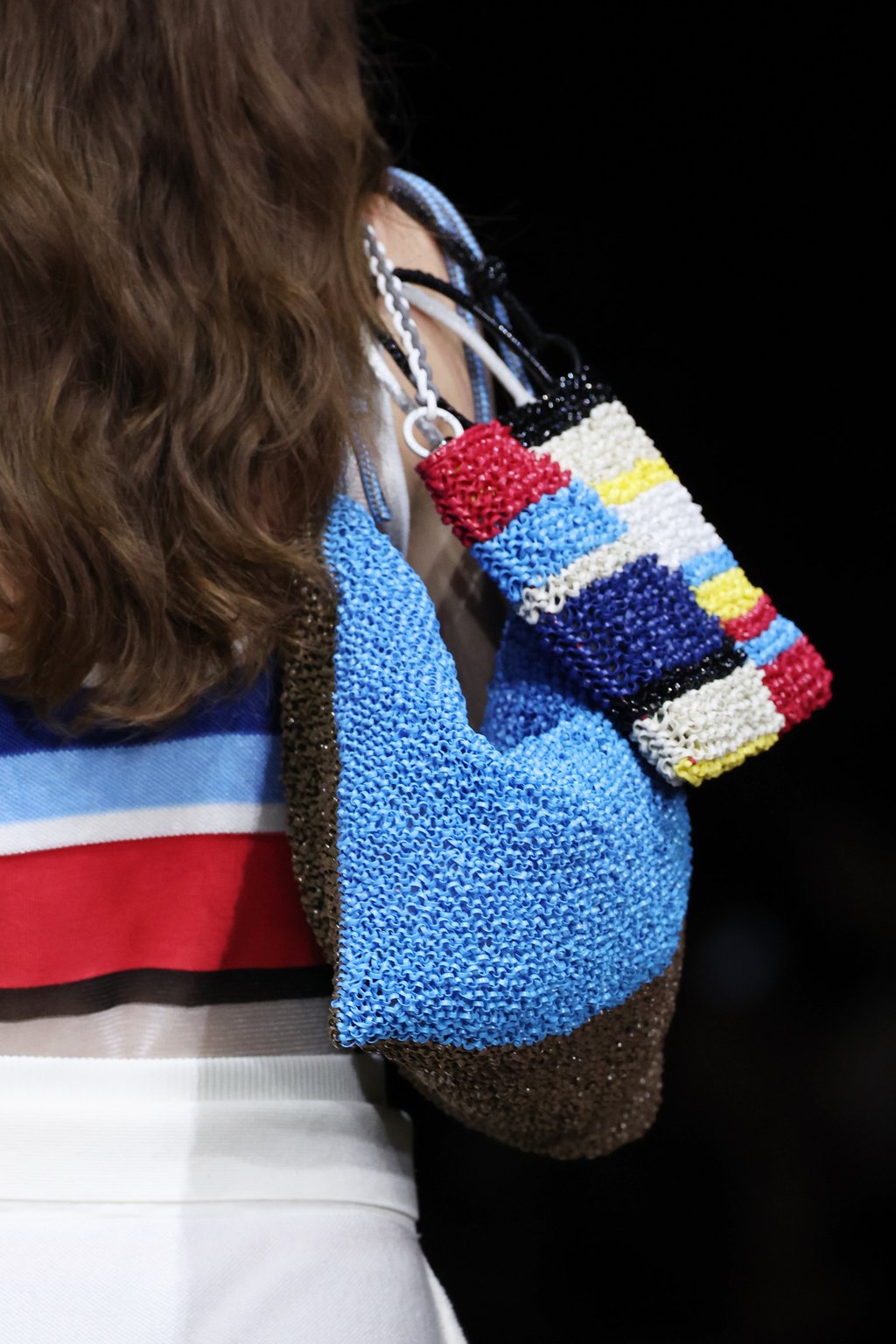 Vibrant, striking colours in contrasting blocks and stripes are a feature of Anteprima’s spring/summer 2026 collection. Photo: Getty Images