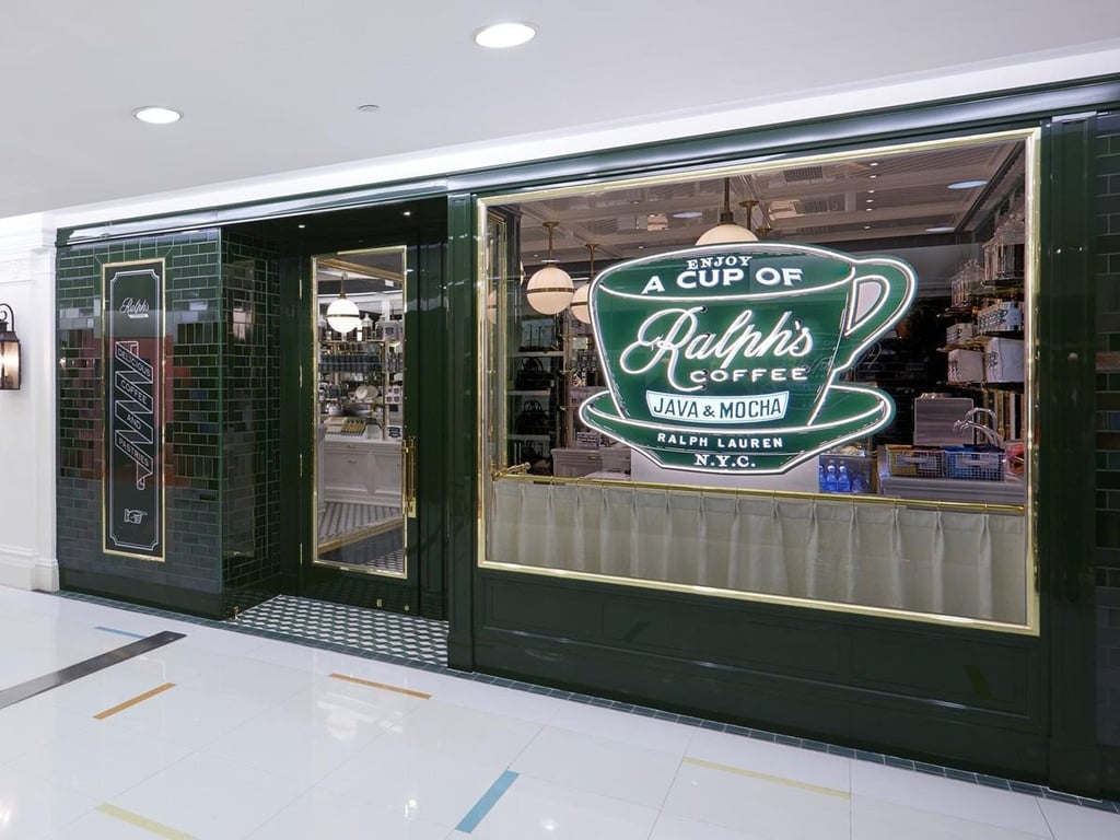 Ralph Lauren has opened standalone Ralph’s Coffee shops in high-end malls like Harbour City in Tsim Sha Tsui and Pacific Place in Admiralty. Photo: Handout