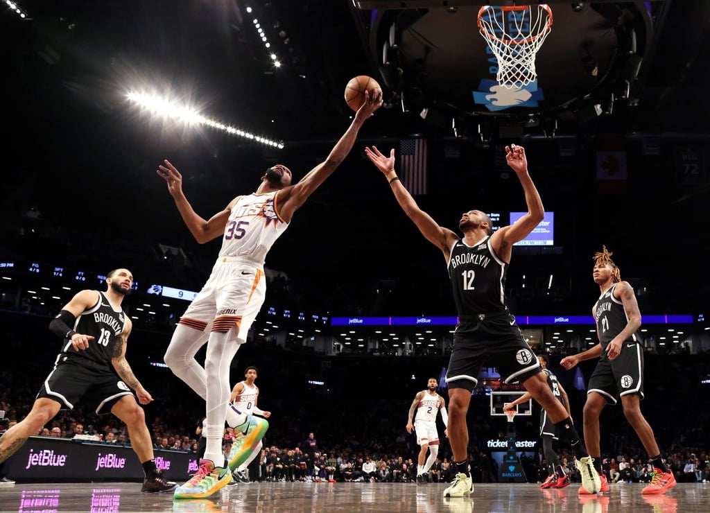 The Nets (in black) and the Suns will play at The Venetian Arena on Friday and Sunday. Photo: Getty Images