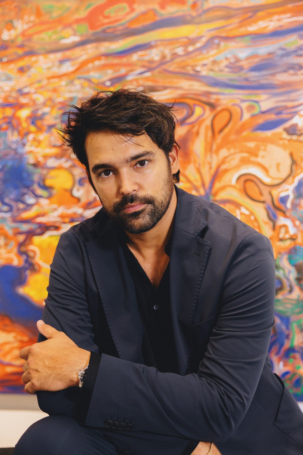 Alejandro Piñeiro Bello at Pace Gallery in Hong Kong. Photo: Jocelyn Tam Alejandro Piñeiro Bello at Pace Gallery in Hong Kong. Photo: Jocelyn Tam