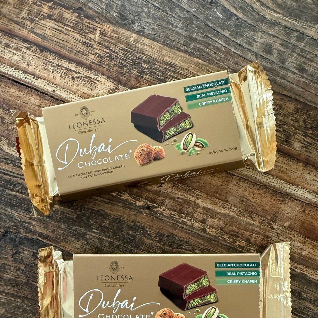 A Dubai chocolate bar. Photo: AP A Dubai chocolate bar. Photo: AP