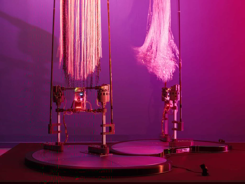 Opening Blooming from the Centre; Golden Flower of Potential (2025), by Byungjun Kwon, on show at the Seoul Mediacity Biennale “Séance: Technology of Spirit” at the Seoul Museum of Art. Photo: Hong Cheolki/Seoul Museum of Art