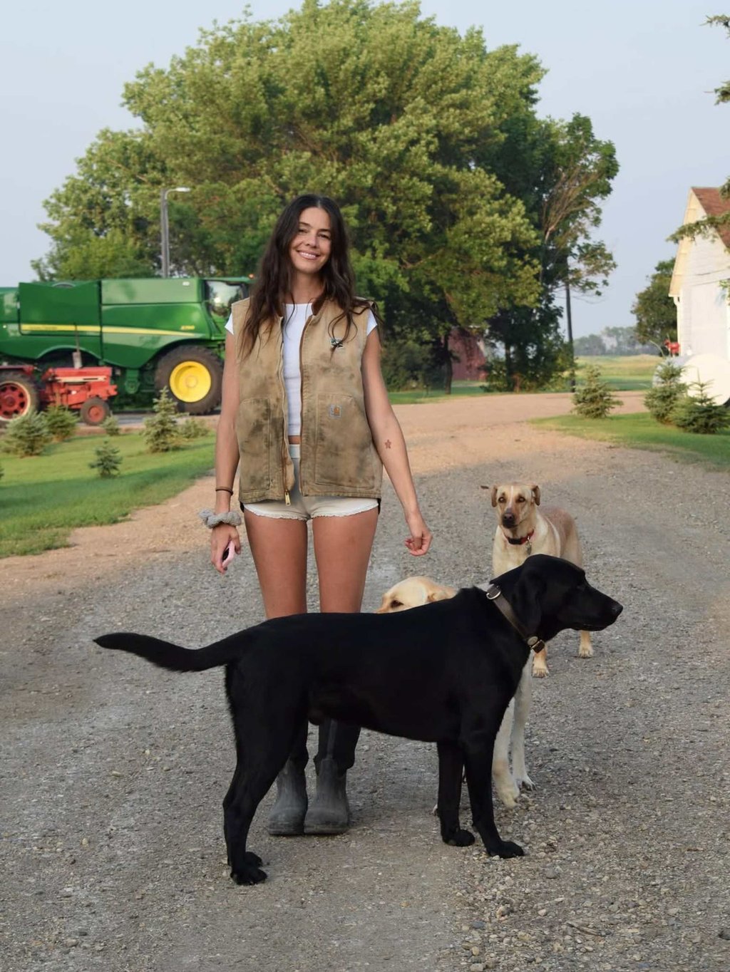 Molly Dickson was raised in a rural setting. Photo: @mollyddickson/Instagram