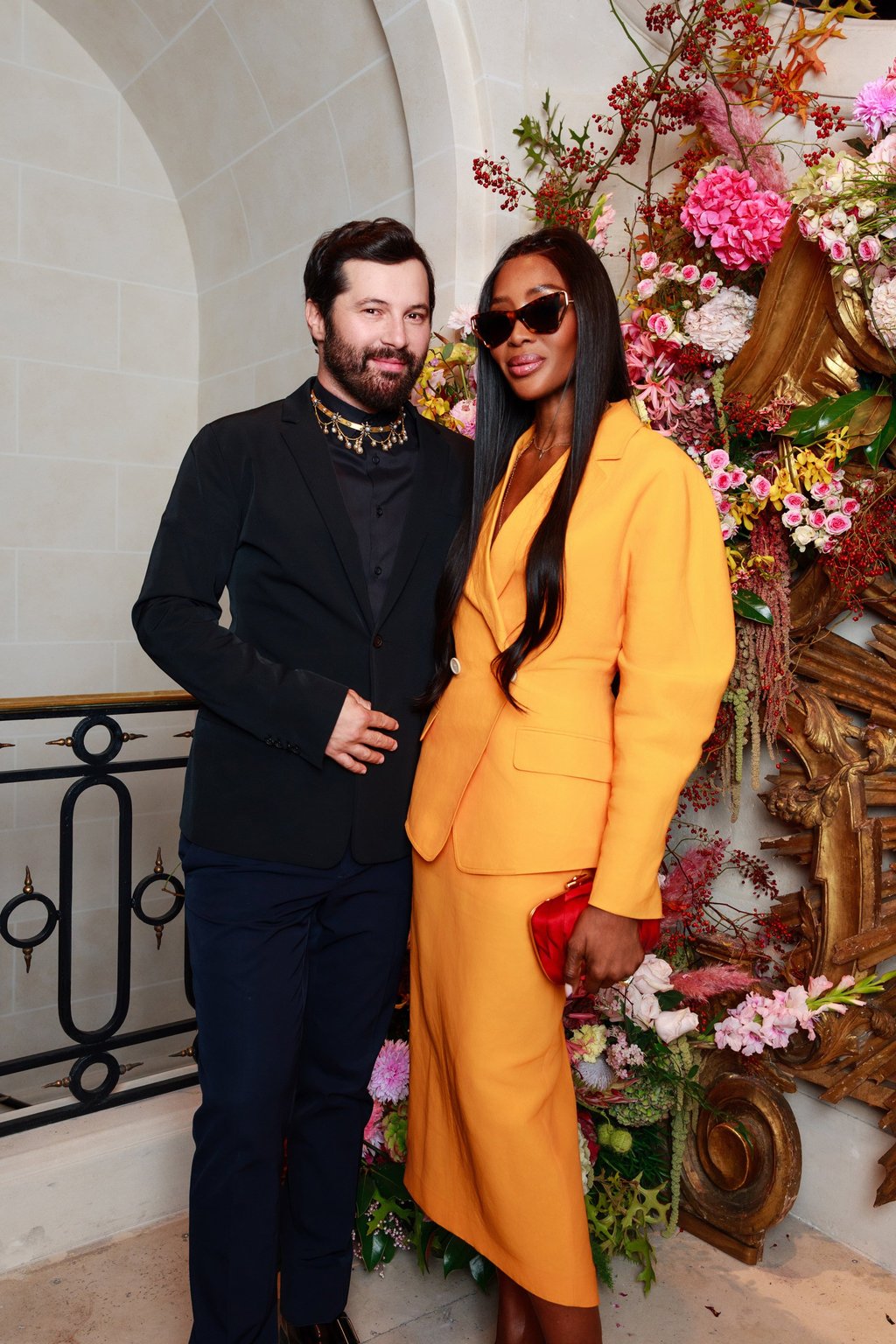 Gherardo Felloni and Naomi Campbell at the opening of Maison Vivier. Photo: Handout Gherardo Felloni and Naomi Campbell at the opening of Maison Vivier. Photo: Handout