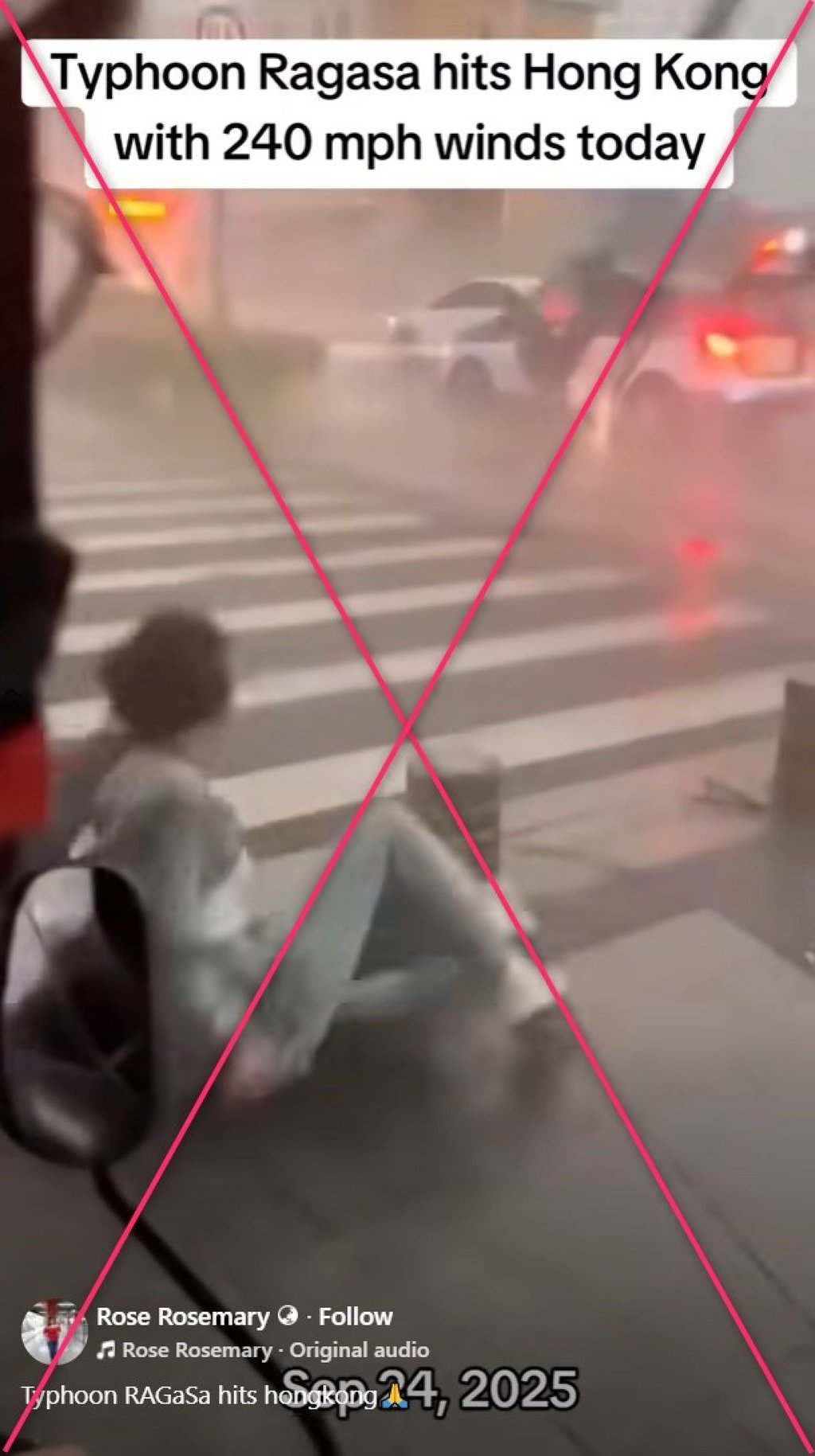 A screenshot of the reel with lines drawn through by the Post. Photo: Facebook/SCMP composite A screenshot of the reel with lines drawn through by the Post. Photo: Facebook/SCMP composite