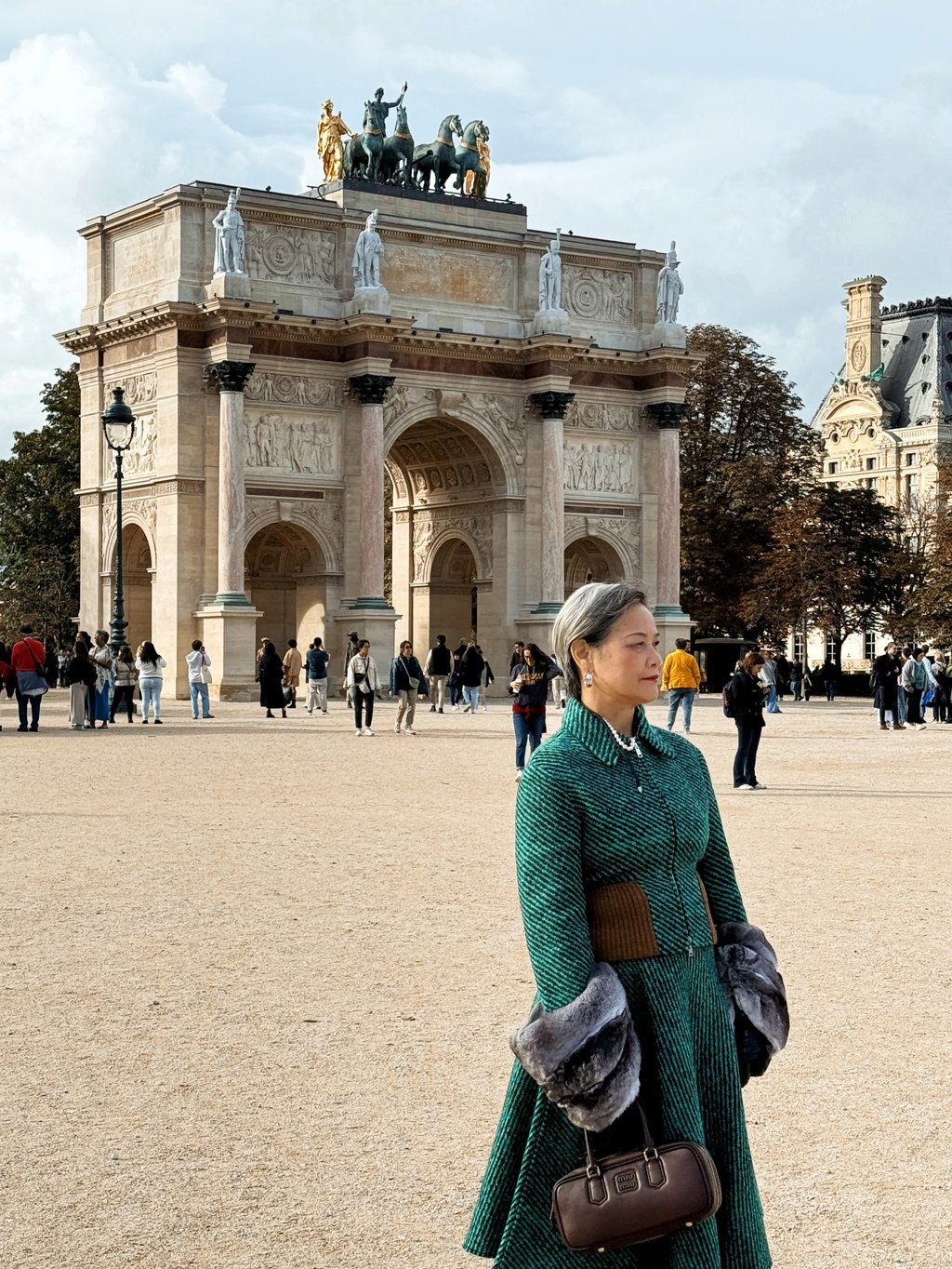 Qin Huilan loved Paris’ historic buildings and wide avenues when she visited the city last year. Photo: Handout