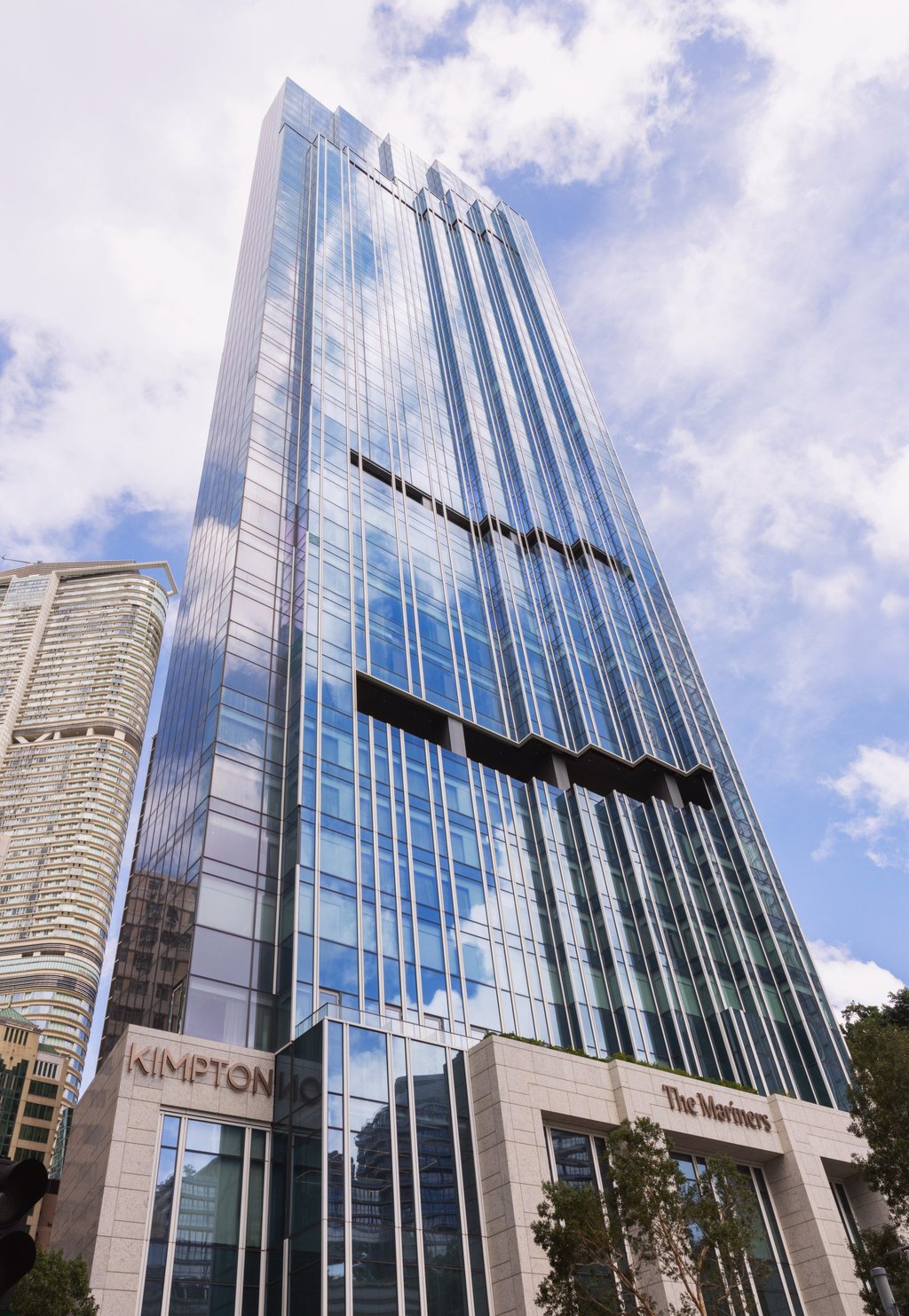 The exterior of the new building housing the Kimpton and The Mariners. Photo: Jocelyn Tam
