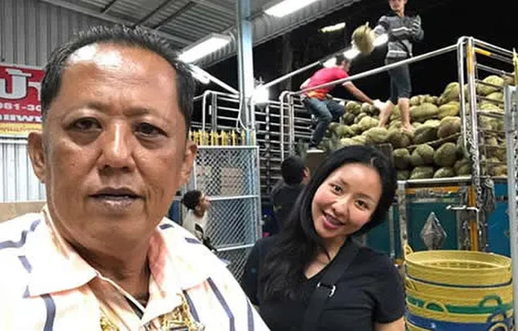 Rodthong has three sons and one daughter, above. In 2019, he spent money to recruit a “good man” for his 26-year-old daughter online. Photo: QQ.com