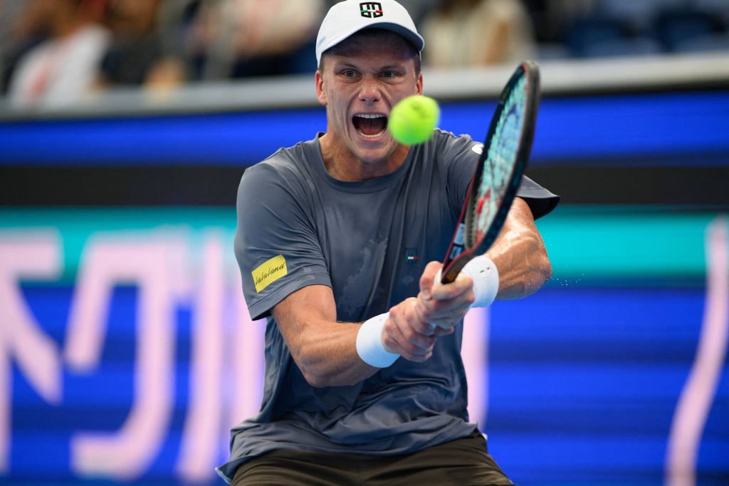 American Jenson Brooksby has been drafted in as a late replacement. Photo: AFP