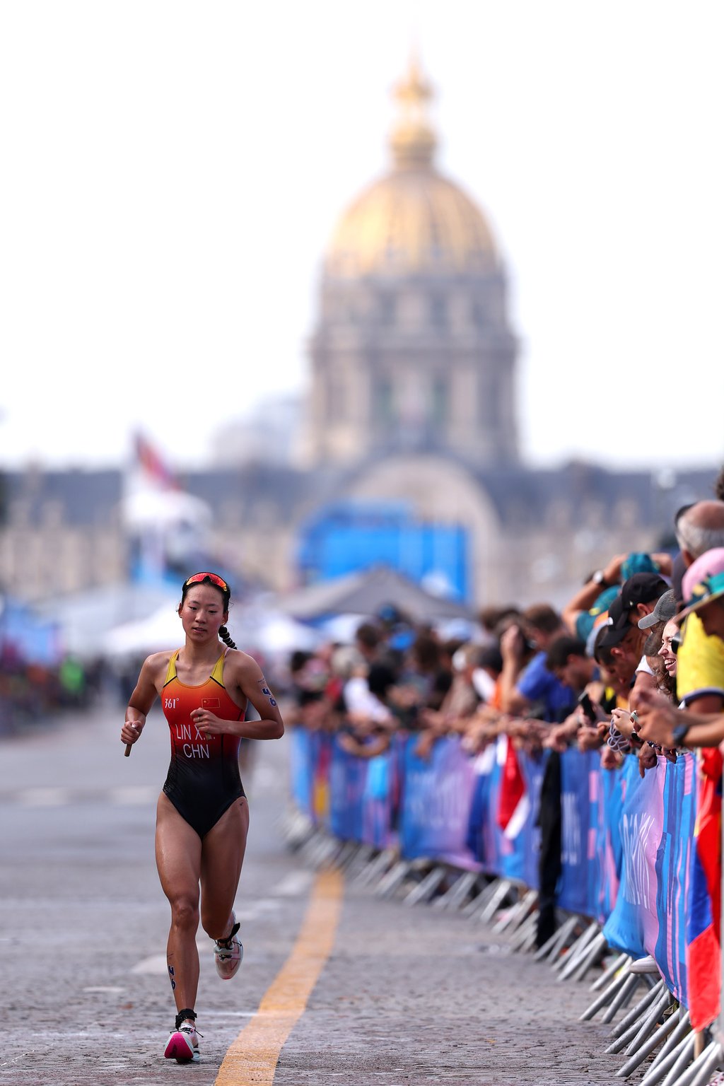 Lin Xinyu produced the best finish ever for China’s women at an Olympics. Photo: Getty Images.