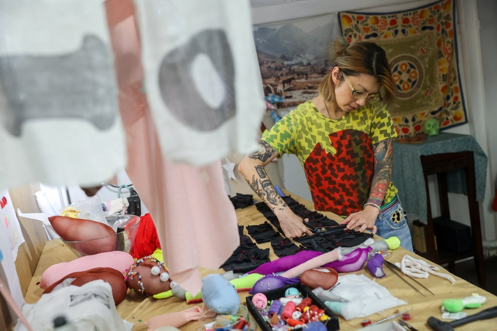 Chan at her studio in Fo Tan, Hong Kong. Photo: Edmond So Chan at her studio in Fo Tan, Hong Kong. Photo: Edmond So