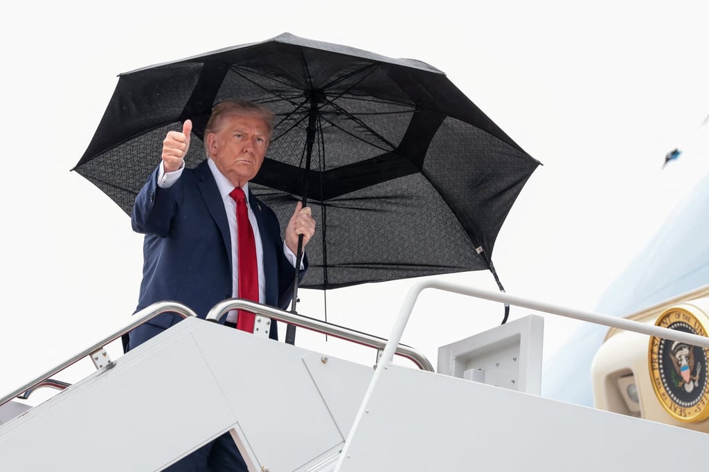 US President Donald Trump’s threat to impose tariffs on China weighed on markets on Monday. Photo: Reuters