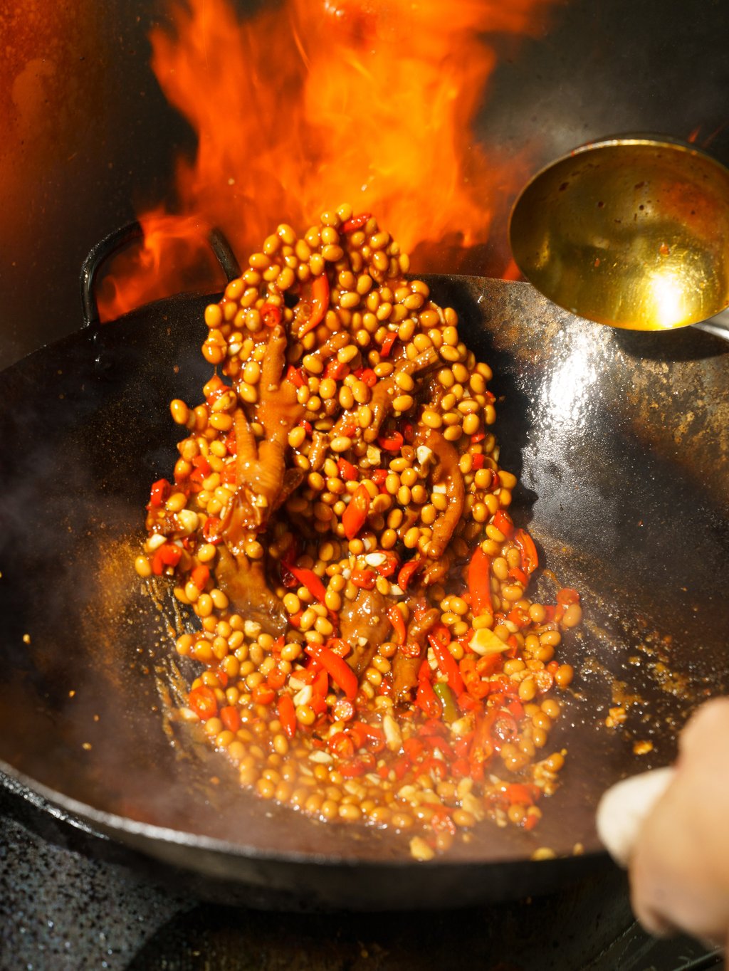 Spicy chicken feet at Orange. Photo: Jake Homovich Spicy chicken feet at Orange. Photo: Jake Homovich
