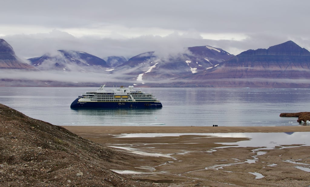The National Geographic Endurance (pictured) and its sister ship the National Geographic Resolution offer guests a night under the stars in a glass igloo. Photo: TNS The National Geographic Endurance (pictured) and its sister ship the National Geographic Resolution offer guests a night under the stars in a glass igloo. Photo: TNS