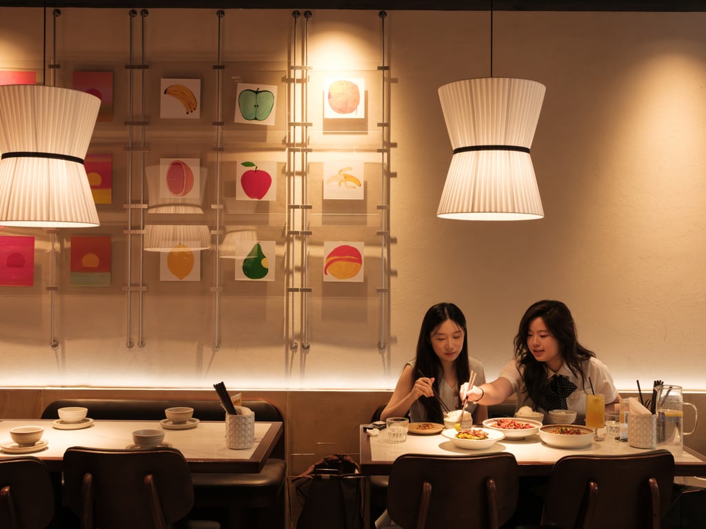 Patrons at Fuqingcheng Orange Bistro, aka Orange, in Shanghai. Photo: Jake Homovich Patrons at Fuqingcheng Orange Bistro, aka Orange, in Shanghai. Photo: Jake Homovich