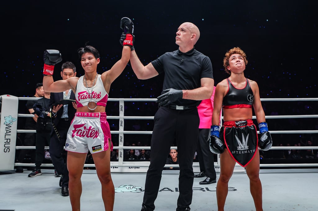Phetjeeja Or Meekhun emerged the victor in Kana Morimoto’s last bout in March. Photo: ONE Championship Phetjeeja Or Meekhun emerged the victor in Kana Morimoto’s last bout in March. Photo: ONE Championship