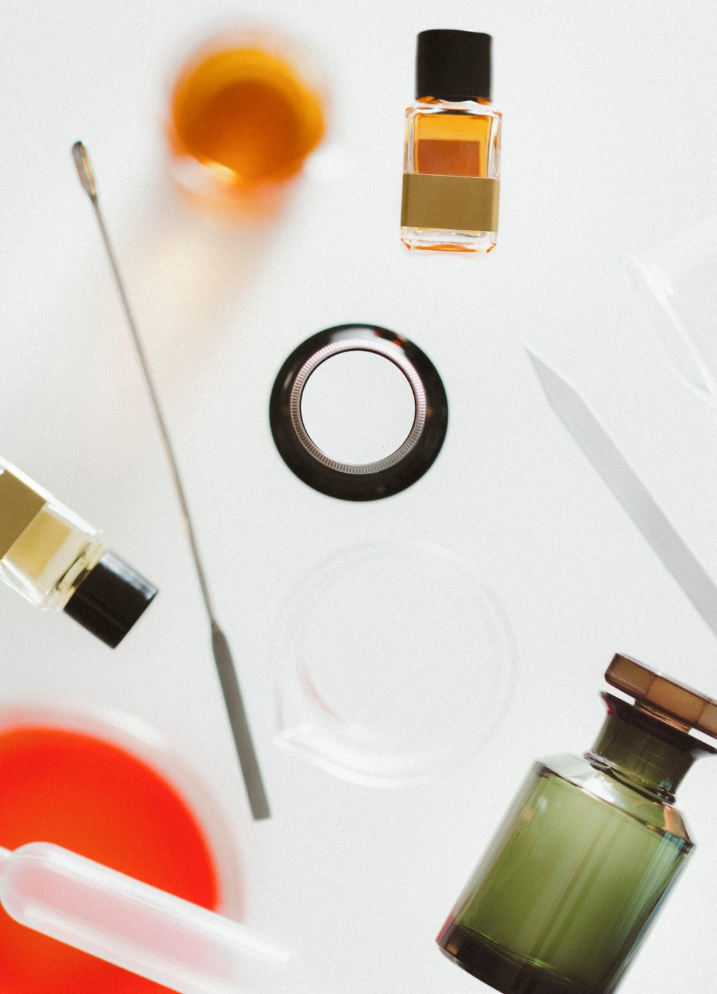 Tools of the perfumer’s trade. Photo: Handout Tools of the perfumer’s trade. Photo: Handout