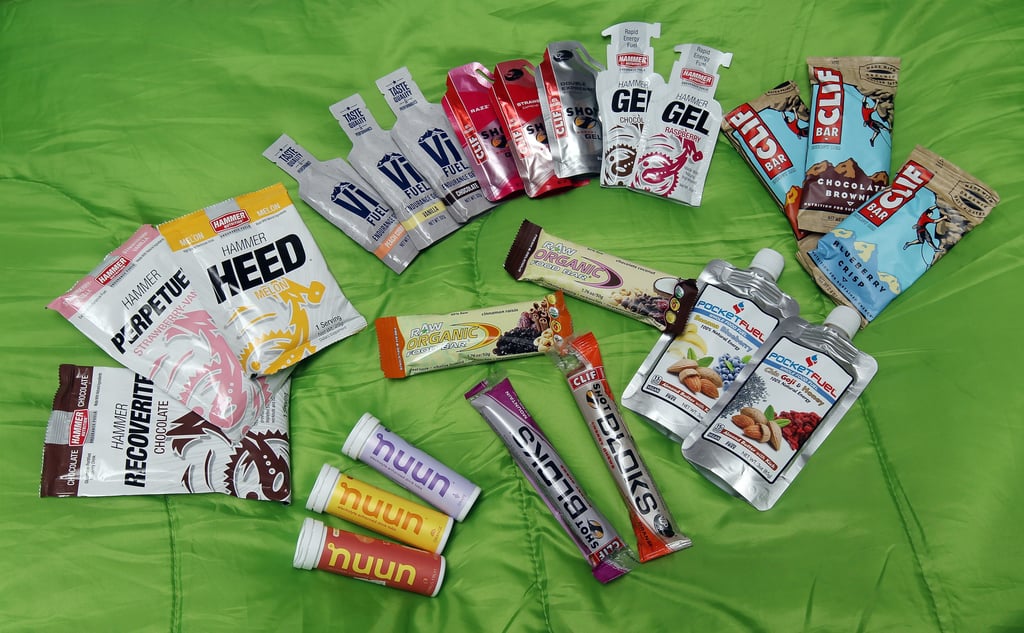 Energy gel packs and bars at the Lantau Base Camp shop at Mui Wo, Hong Kong. Photo: K. Y. Cheng Energy gel packs and bars at the Lantau Base Camp shop at Mui Wo, Hong Kong. Photo: K. Y. Cheng