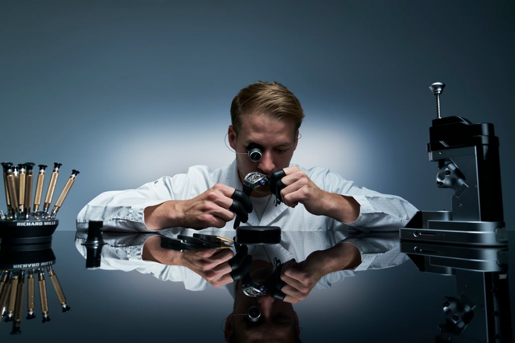 Crafting an exquisite Richard Mille timepiece. Photo: Handout