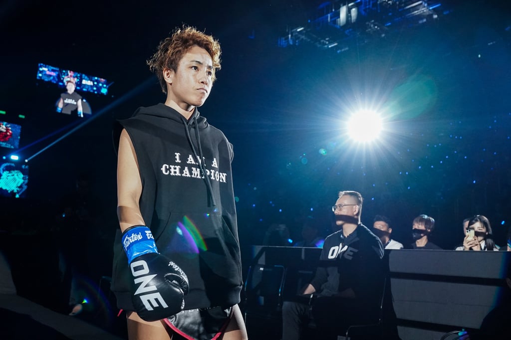 Kana ‘Krusher Queen’ Morimoto wants to pull off a statement win over Stamp Fairtex at ONE 173 in Tokyo. Photo: ONE Championship Kana ‘Krusher Queen’ Morimoto wants to pull off a statement win over Stamp Fairtex at ONE 173 in Tokyo. Photo: ONE Championship