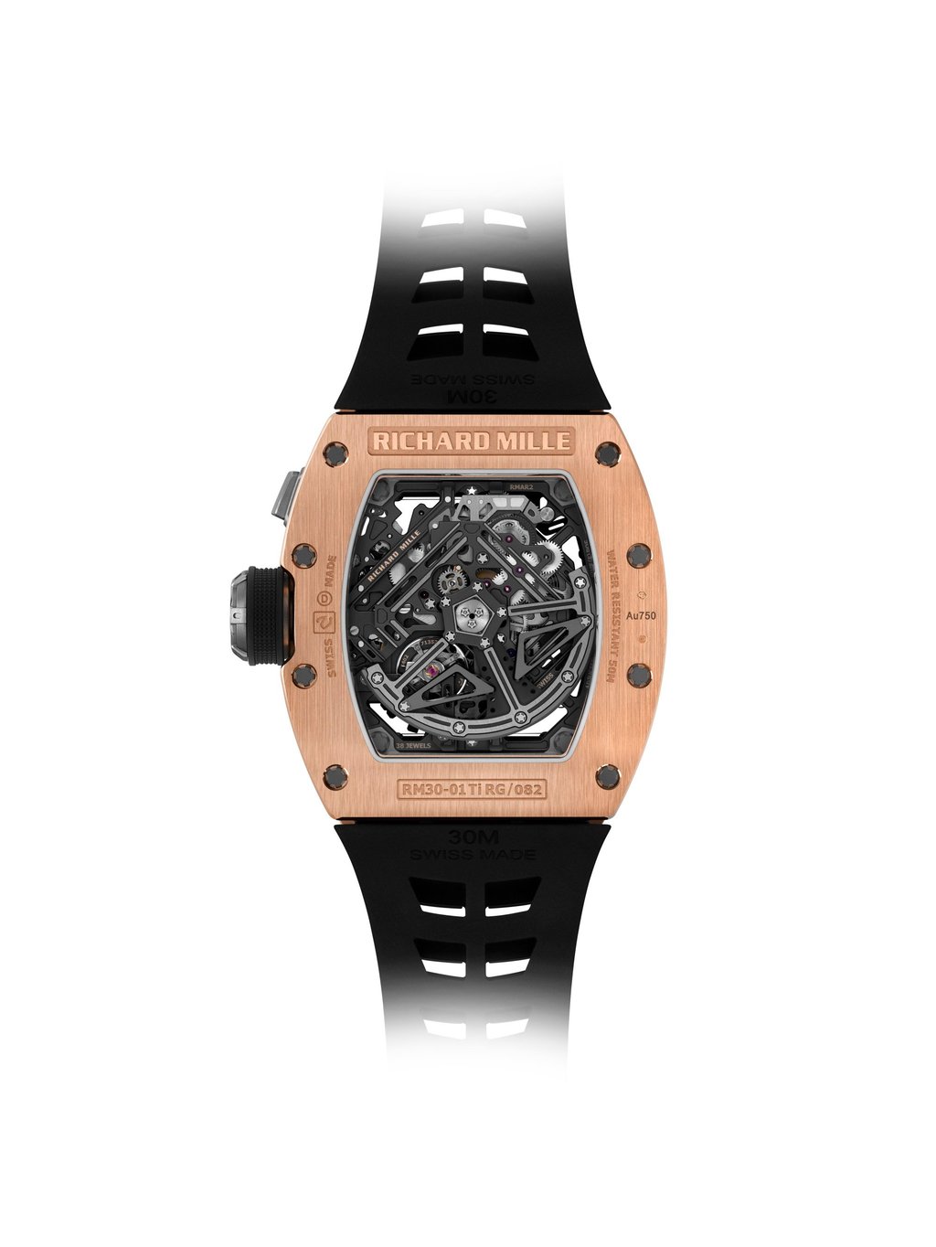Richard Mille RM30-01 in red gold. Photo: Handout