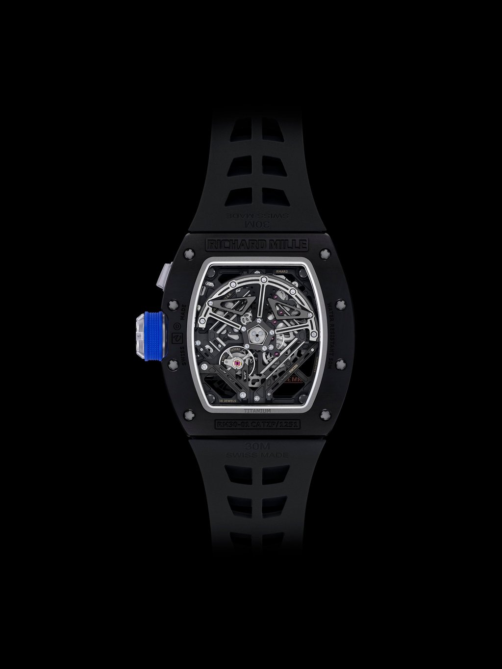 Richard Mille RM30-01 in black ceramic. Photo: Handout