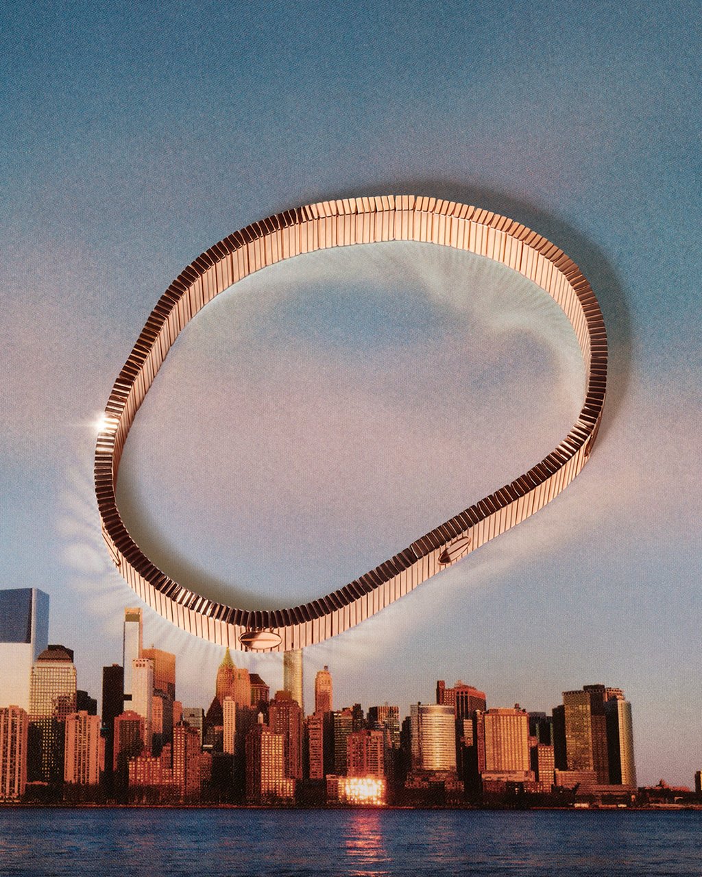 Cartier Love Unlimited bracelet in pink gold showing its new flexible design. Photo: Handout