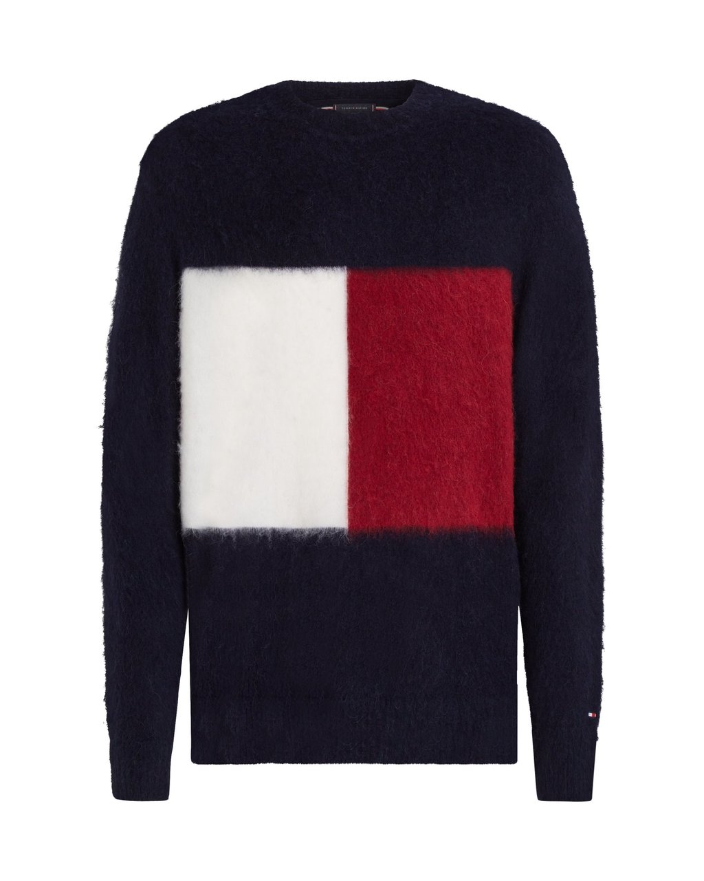 Tommy Hilfiger alpaca-blend Big Flag crew-neck sweater. Photo: Handout Tommy Hilfiger alpaca-blend Big Flag crew-neck sweater. Photo: Handout