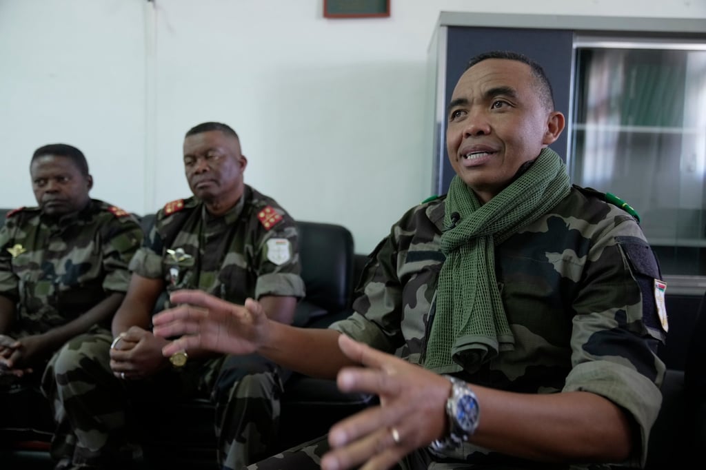 CAPSAT military unit commander Colonel Michael Randrianirina. Photo: AP CAPSAT military unit commander Colonel Michael Randrianirina. Photo: AP