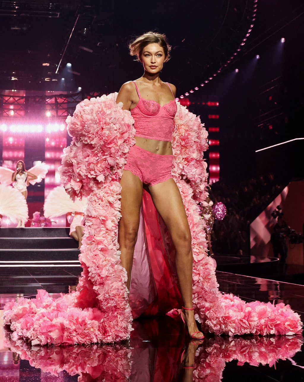 Gigi Hadid walks the runway during the 2025 Victoria’s Secret Fashion Show in New York, on October 15. Photo: Reuters Gigi Hadid walks the runway during the 2025 Victoria’s Secret Fashion Show in New York, on October 15. Photo: Reuters