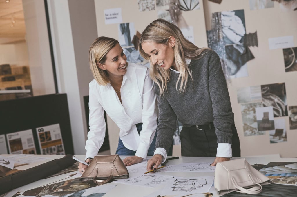 Brunello Cucinelli’s BC Duo bag collection is the brainchild of Cucinelli’s daughters, Camilla and Carolina. Photo: Handout