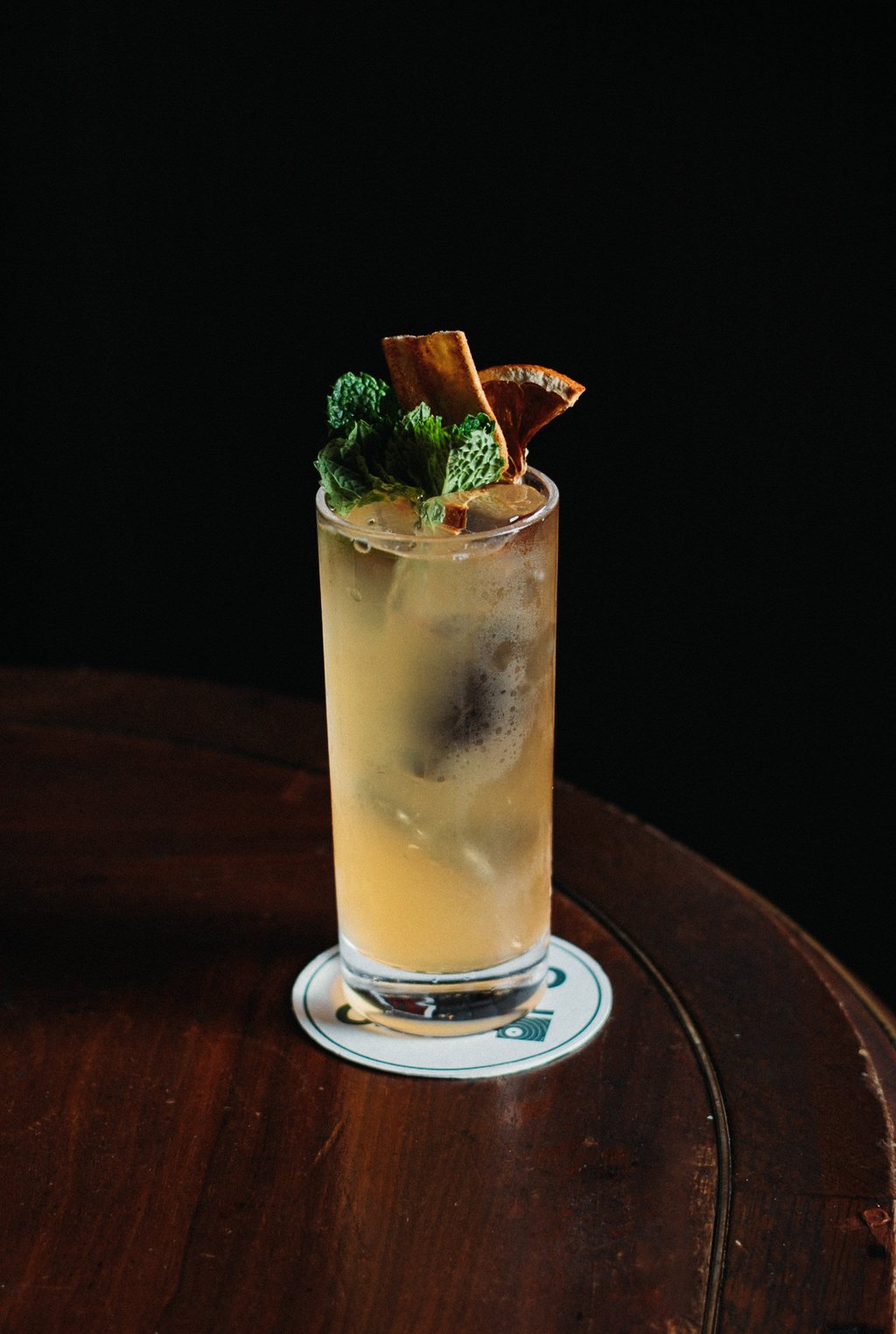 The dark rum-based Onda cocktail at Cassio. Photo: courtesy Cassio The dark rum-based Onda cocktail at Cassio. Photo: courtesy Cassio