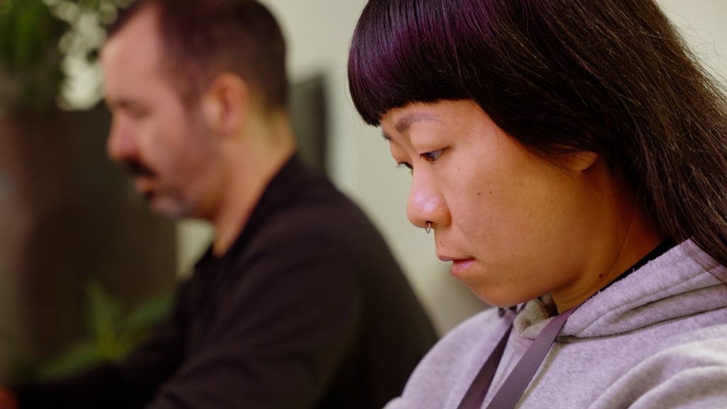 Usually based in Melbourne, Australia, Lin Lo is on her first “workcation” in Tokyo. Photo: Jonathan Vit