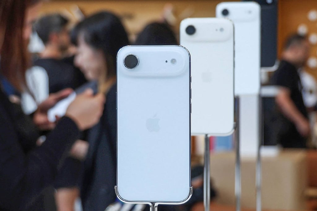 The iPhone Air is Apple’s thinnest smartphone to date. Photo: AFP The iPhone Air is Apple’s thinnest smartphone to date. Photo: AFP