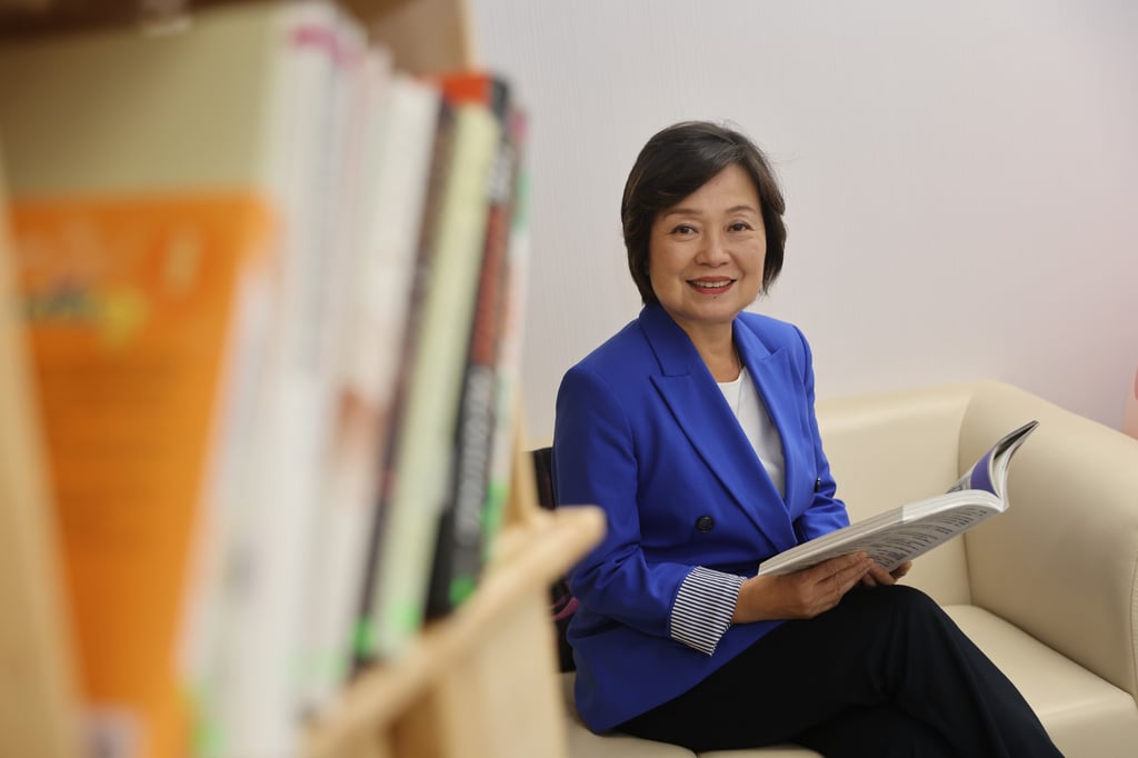Education chief Christine Choi says she will keep close tabs on the enrolment of non-local students by consulting universities about the situation. Photo: Edmond So Education chief Christine Choi says she will keep close tabs on the enrolment of non-local students by consulting universities about the situation. Photo: Edmond So