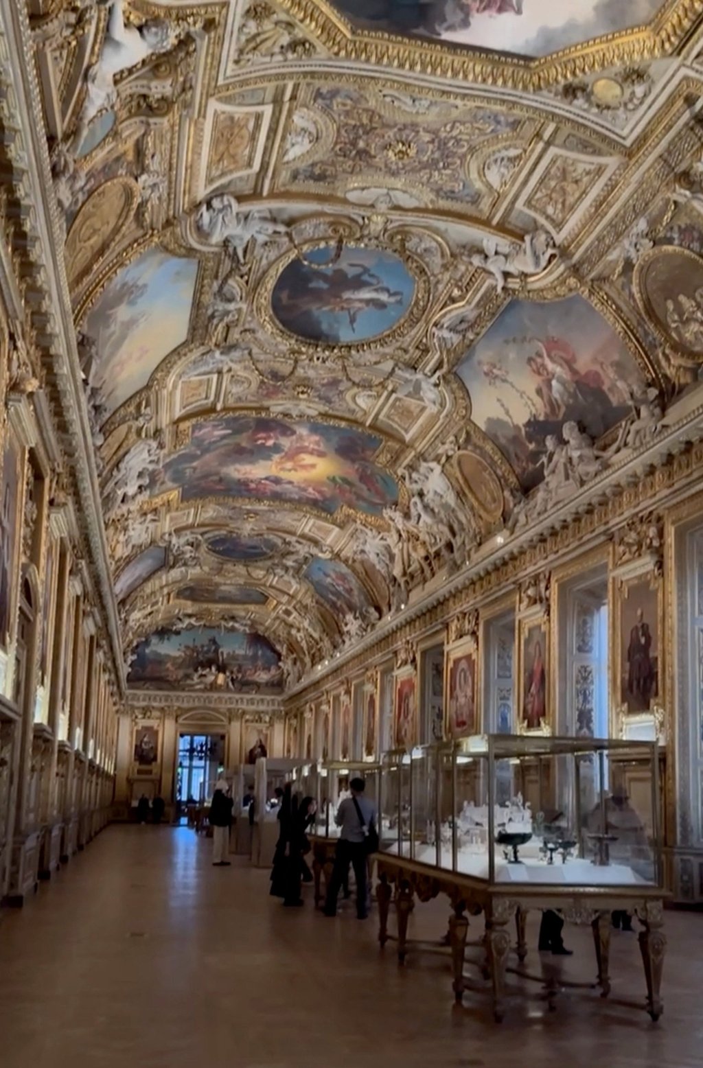 The Apollo Gallery that houses the French crown jewels. Photo: Olivia Wong via Reuters The Apollo Gallery that houses the French crown jewels. Photo: Olivia Wong via Reuters