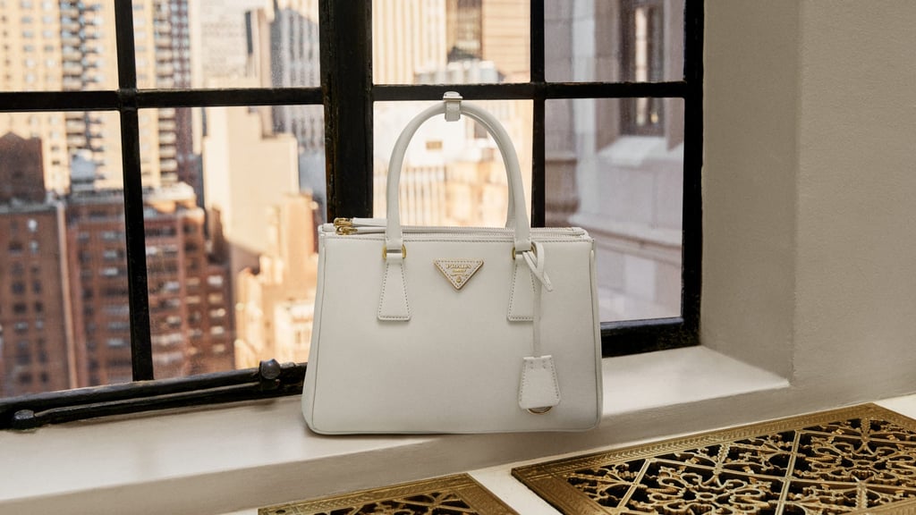 The Prada Galleria bag is crafted from 83 hand-finished pieces of textured Saffiano leather. Photo: Handout