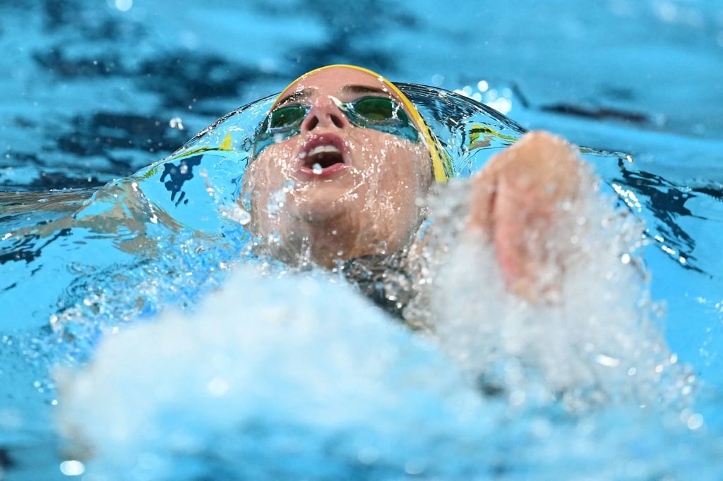 Kaylee McKeown added the 200m backstroke world record to her collection. Photo: AFP