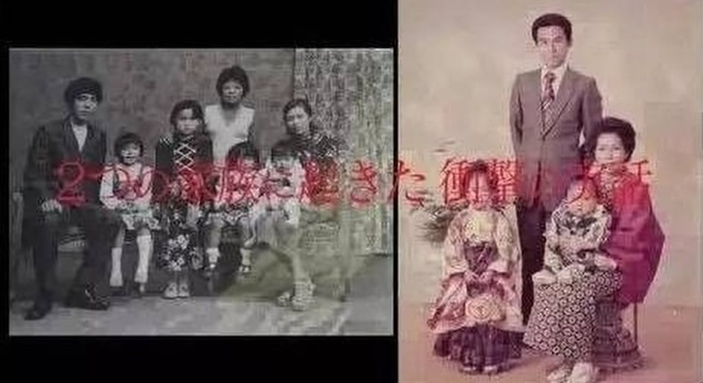 Old family photos of the lorry driver as a young child. It was six decades before he found out the truth about his life. Photo: Handout Old family photos of the lorry driver as a young child. It was six decades before he found out the truth about his life. Photo: Handout