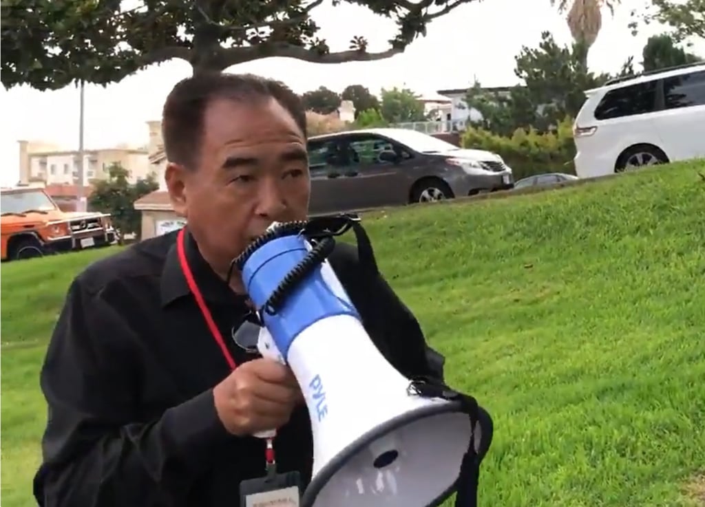 Footage referred to in the criminal complaint against Yaoning “Mike” Sun shows an individual, thought to be Chen Jun, in Los Angeles. Photo: X/jenniferzeng97 Footage referred to in the criminal complaint against Yaoning “Mike” Sun shows an individual, thought to be Chen Jun, in Los Angeles. Photo: X/jenniferzeng97