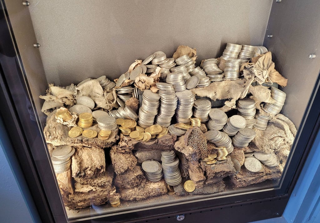 Almost 2,000 gold and silver coins were stolen from at the House of Enlightenment, Denis Diderot, during a nighttime burglary. Photo: Handout