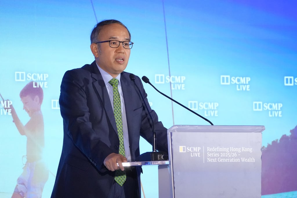 Christopher Hui Ching-yu, Secretary for Financial Services and the Treasury, said the government is receiving a steady flow of re-domiciliation applications. Photo: May Tse Christopher Hui Ching-yu, Secretary for Financial Services and the Treasury, said the government is receiving a steady flow of re-domiciliation applications. Photo: May Tse