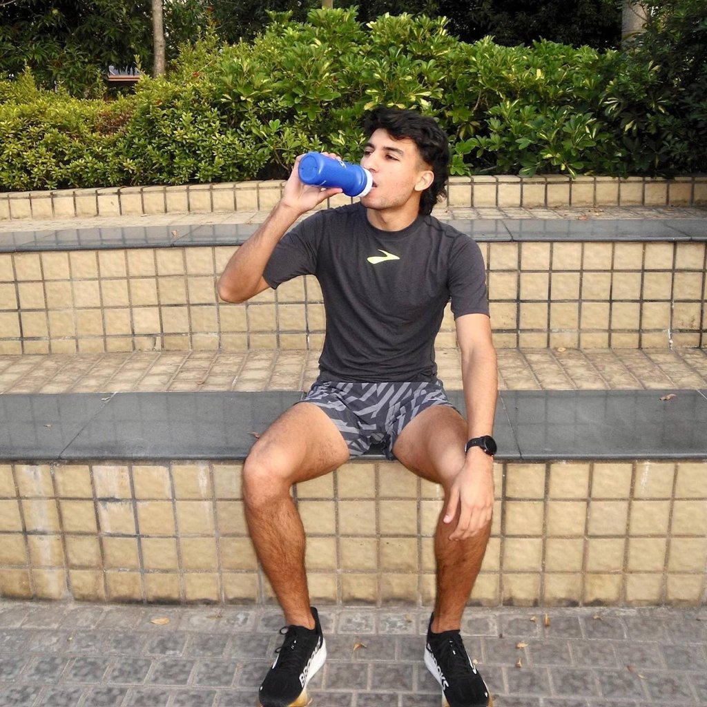 Kamran Khan has upped his training distances to 100km per week. Photo: Handout Kamran Khan has upped his training distances to 100km per week. Photo: Handout