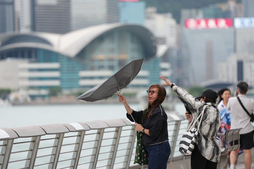 The forecaster says the weather will become brighter in the latter part of this week. Photo: Jelly Tse The forecaster says the weather will become brighter in the latter part of this week. Photo: Jelly Tse
